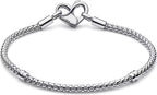 Pandora Moments Schlangen Gliederarmband (21 cm, Silber 925)