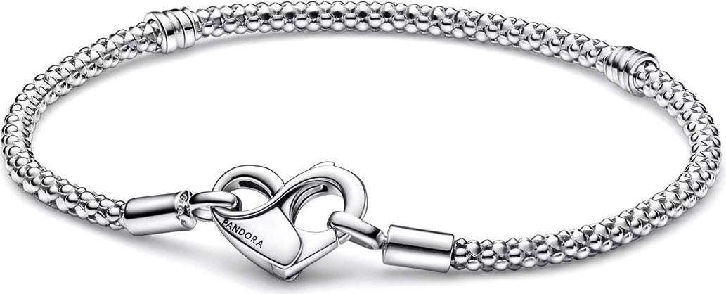 Pandora Moments Schlangen Gliederarmband (21 cm, Silber 925)