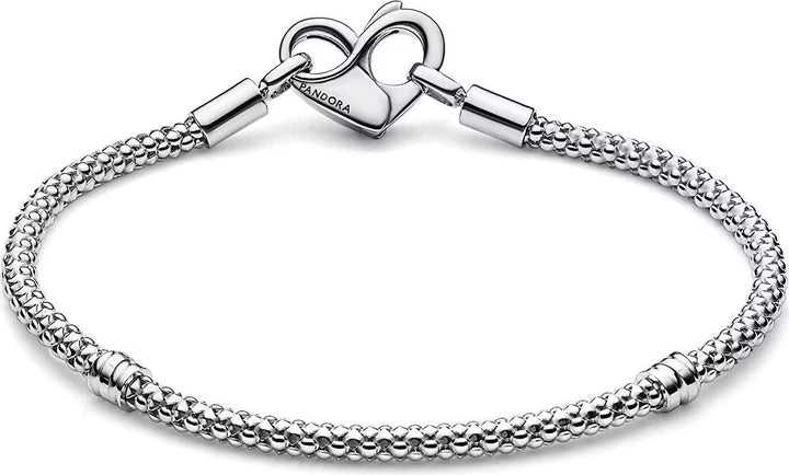 Pandora Moments Schlangen Gliederarmband (19 cm, Silber 925)