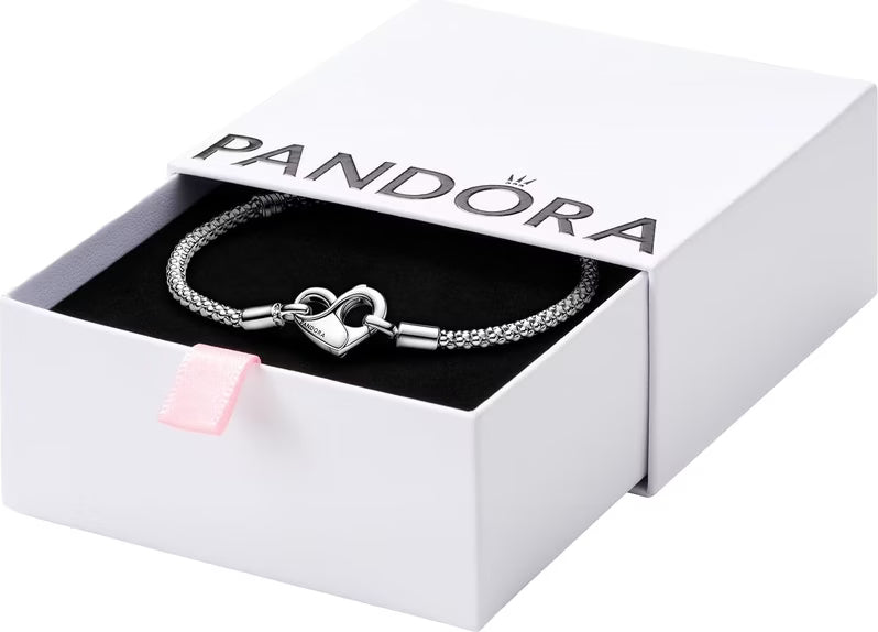 Pandora Moments Schlangen Gliederarmband (19 cm, Silber 925)