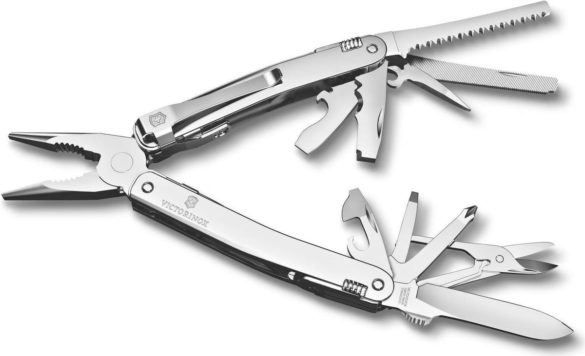 Swiss Tool Spirit MX Clip, Silver, Blister