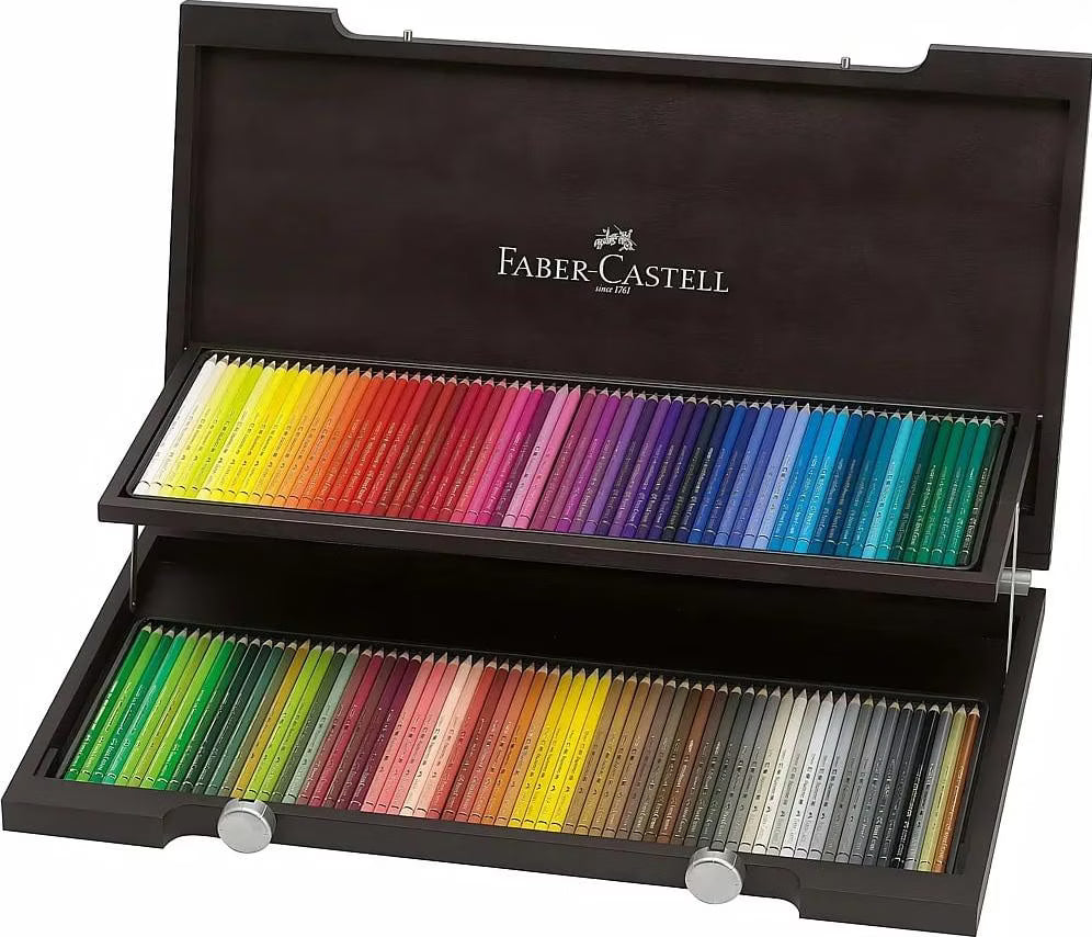 Colour pencil Polychromos wood case 120x