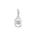 Charm-Anhänger Sternzeichen Krebs mit Steinen Silber