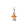 Lebkuchen Mädchen Charm Silber