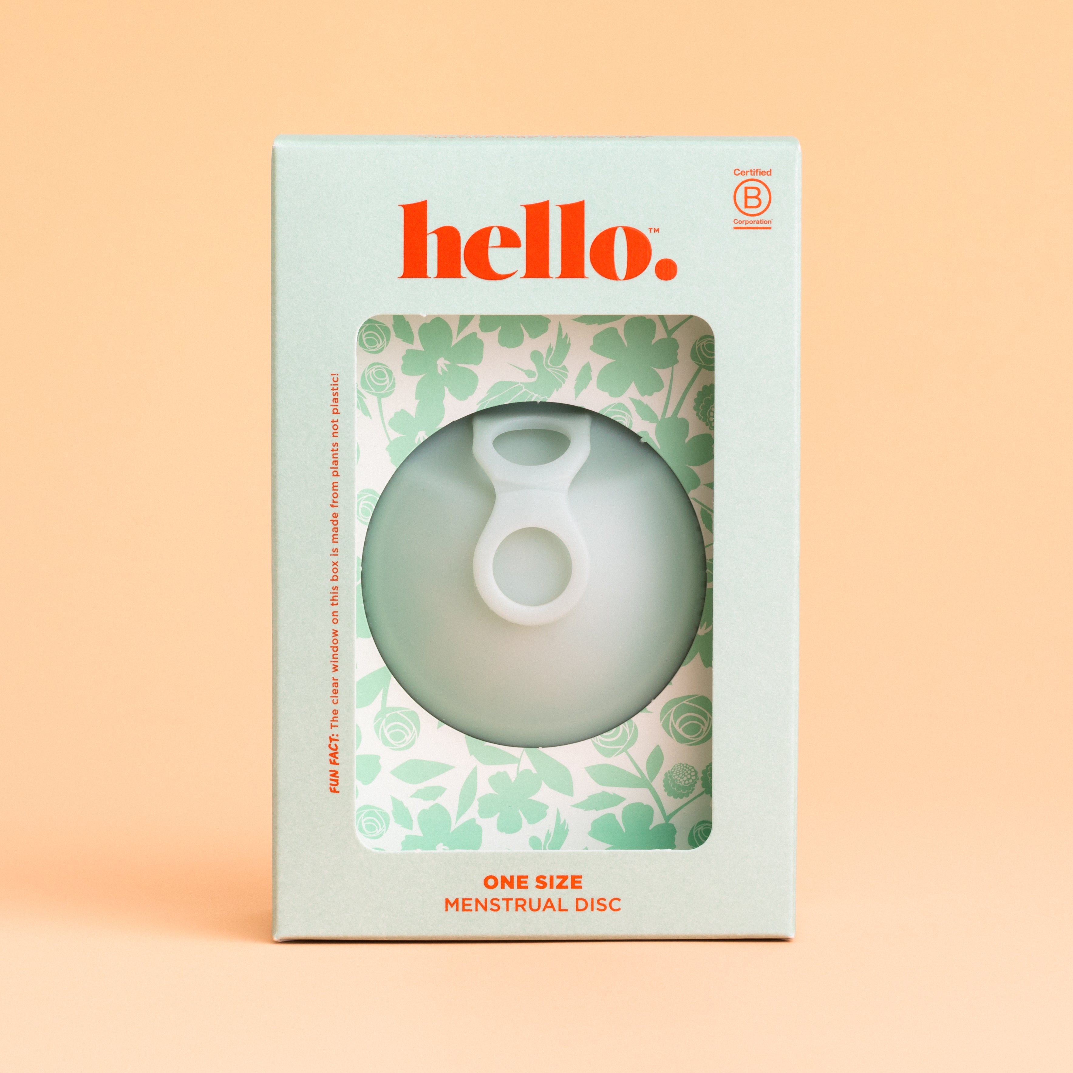 Hello. One Size Menstrual Disc