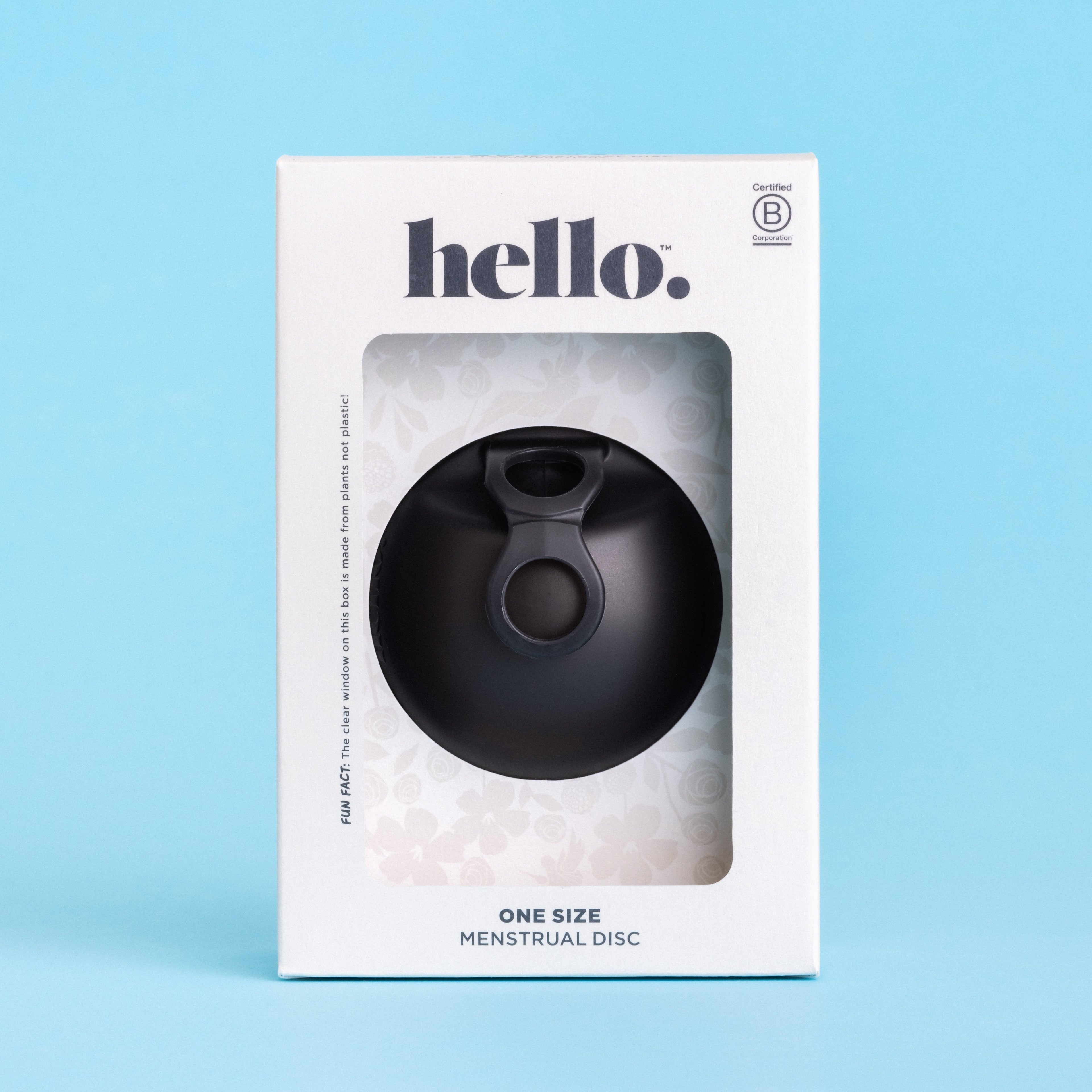 Hello. One Size Menstrual Disc