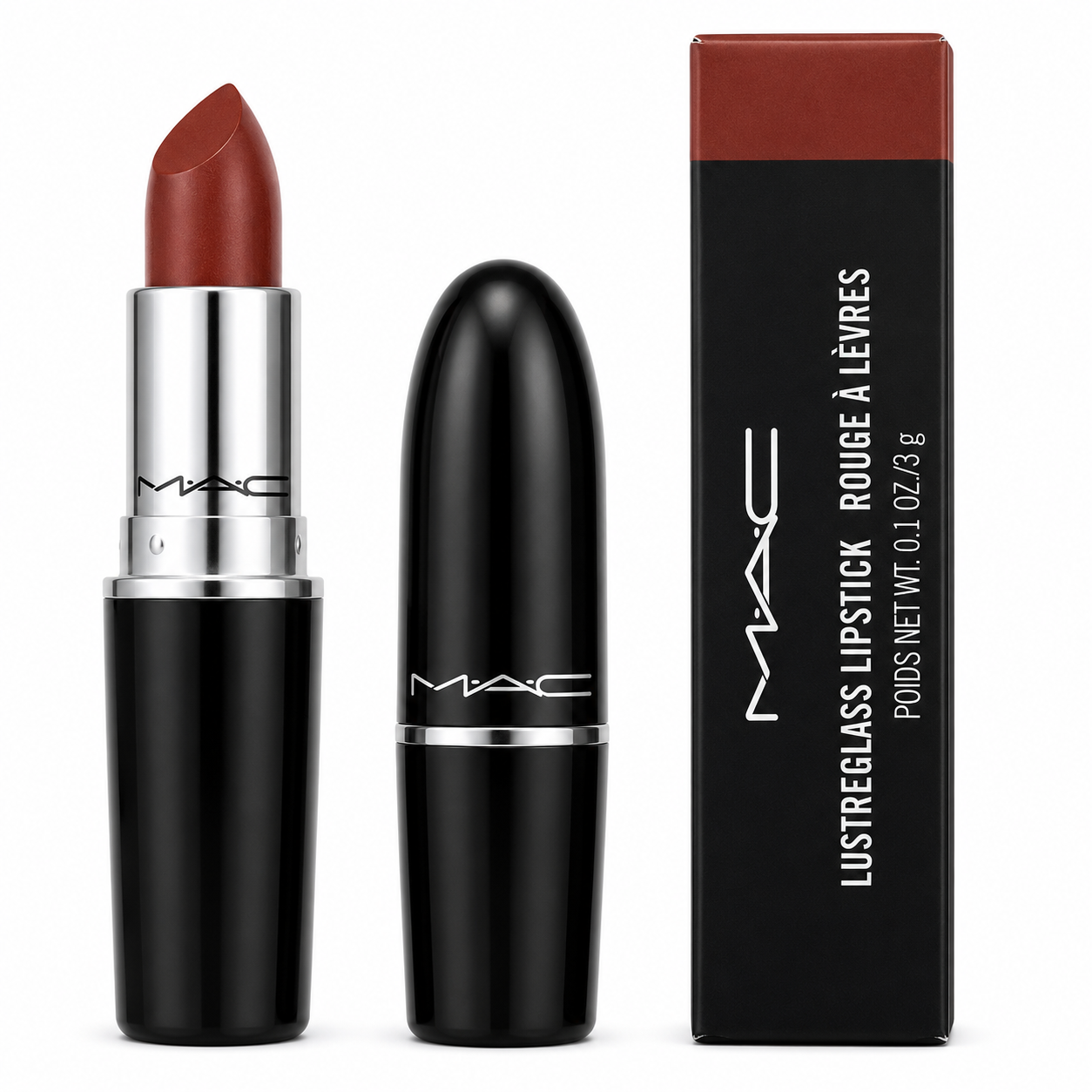 MAC Lustreglass Sheer-Shine Lipstick 543 Posh Pit