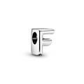 Pandora Letter F silver charm 797460