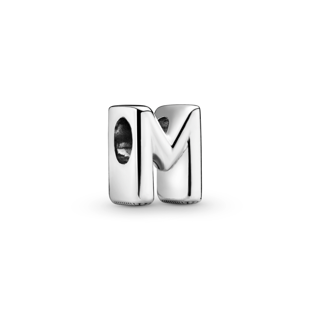 Pandora Letter M silver charm 797467