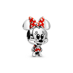 Pandora Disney Minnie sterling silver charm with red and black enamel 798880C02