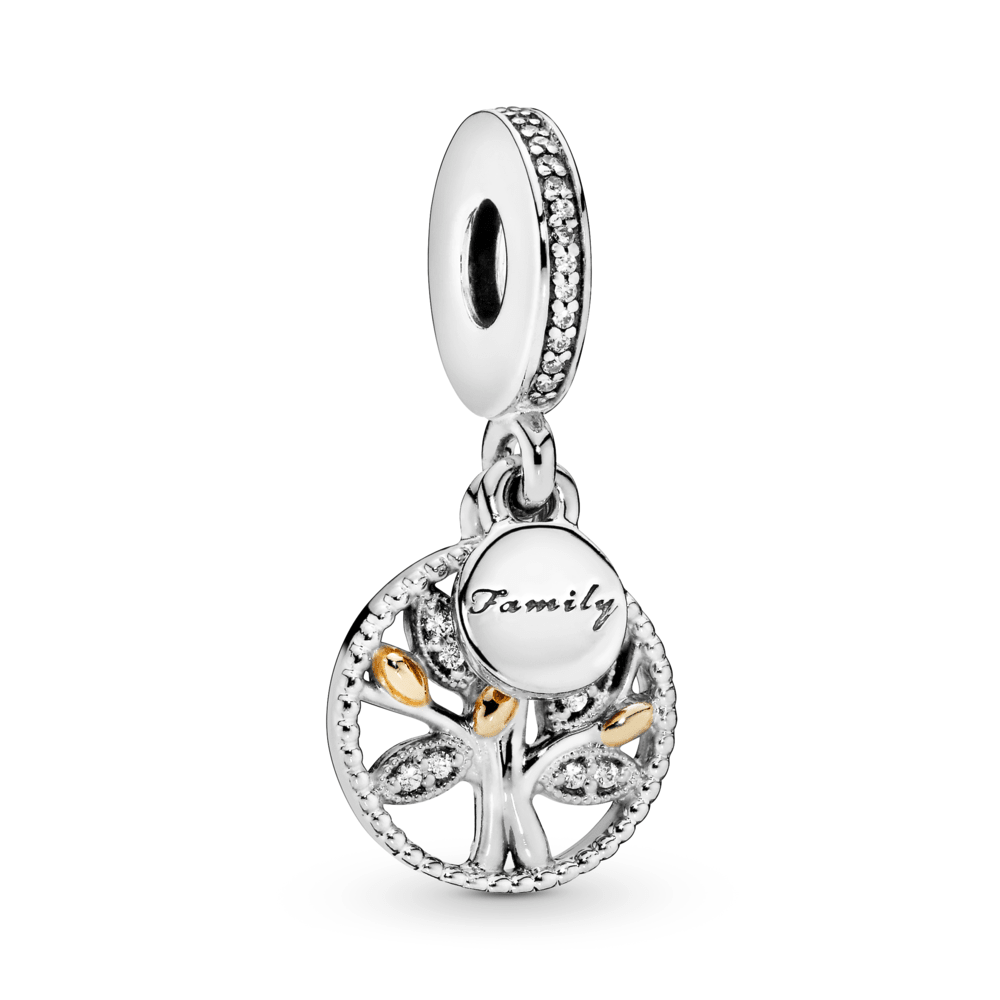 Pandora Anhänge-Charm Baum & Familie aus Sterling Silber 925 - Malys