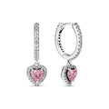 Pandora Creolen Herz aus Sterling Silber 925 - Malys