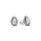 Pandora Ohrstecker Klassischer Stein aus Sterling Silber 925 - Malys