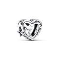 Offen gearbeitetes Familie Herz & Stern Charm - Malys