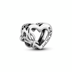 Love You Mum Unendlichkeits Herz Charm - Malys