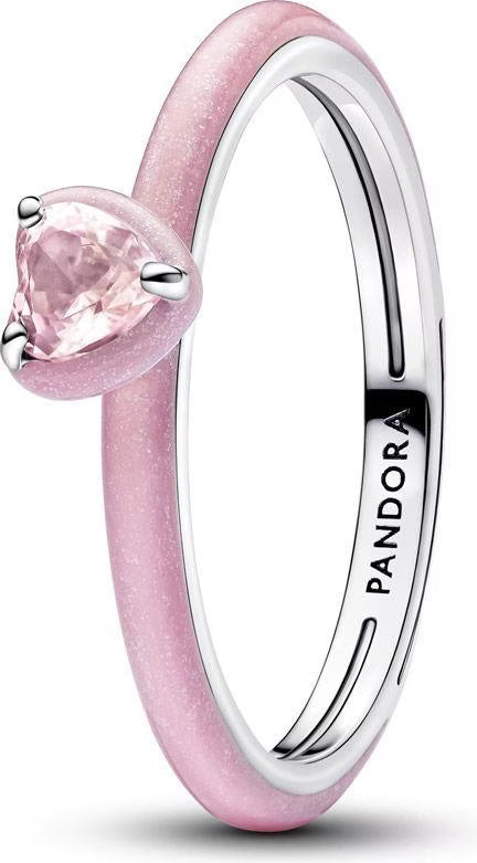 ME Rosafarbenes Chakra Herz Ring