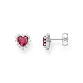 Herz Ohrstecker Romance Silber