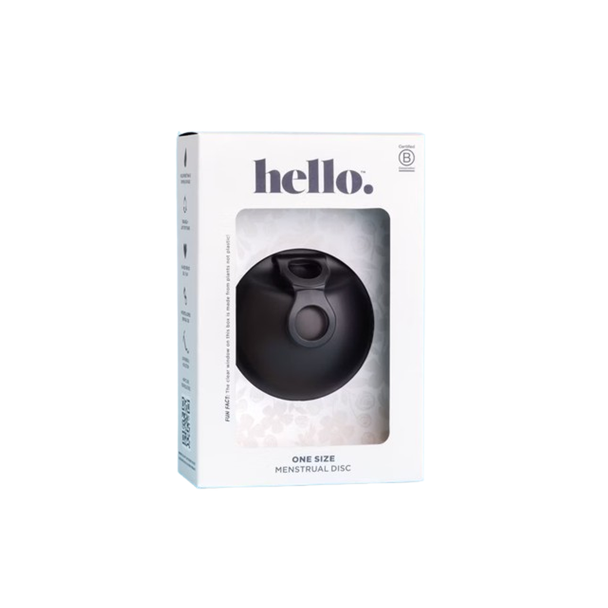 Hello. One Size Menstrual Disc