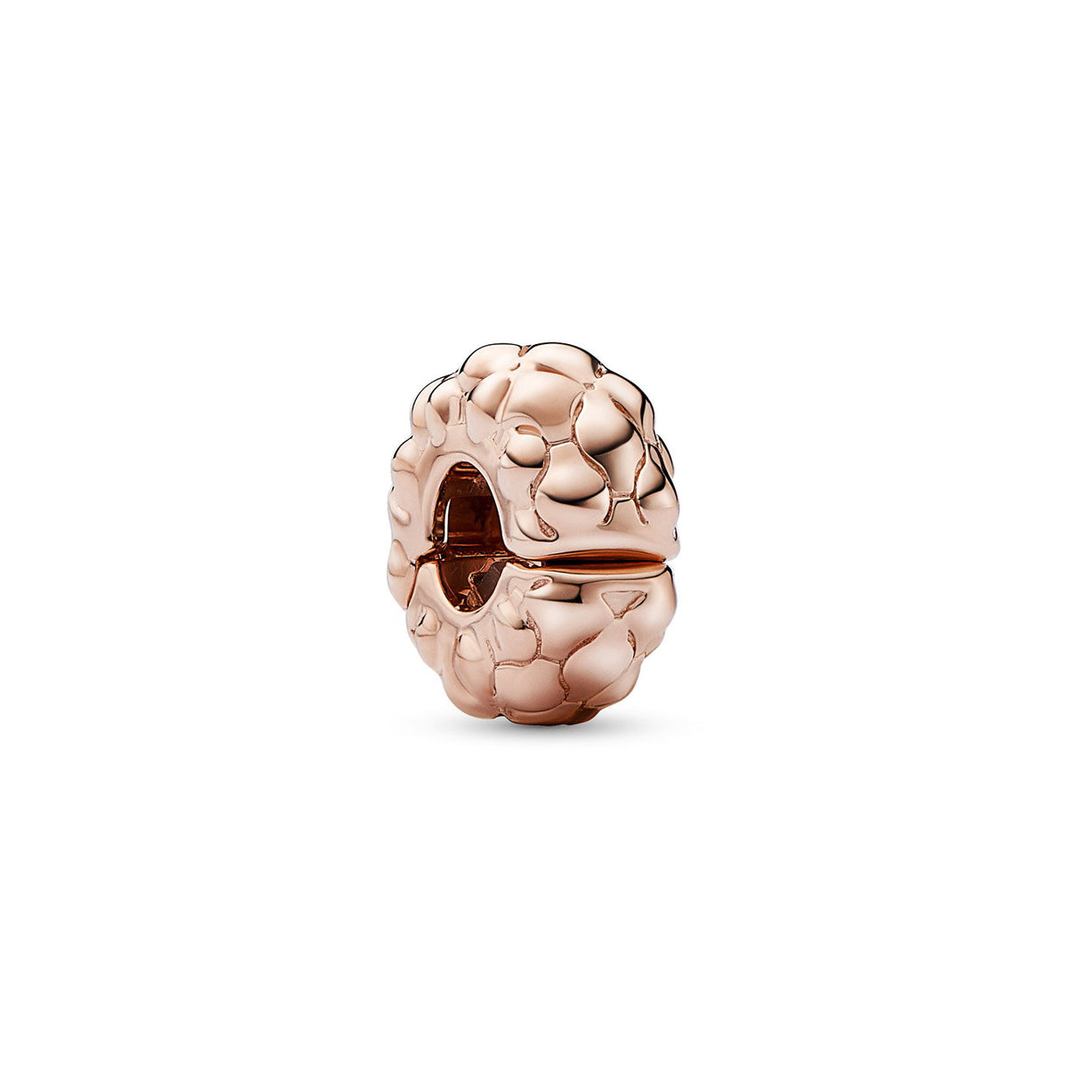 Pandora Clip-Charm Rose aus 14-karätig rosévergoldet