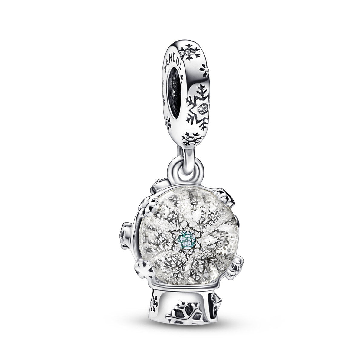 Schneeflocke Schneekugel Charm