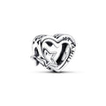 Offen gearbeitetes Familie Herz & Stern Charm