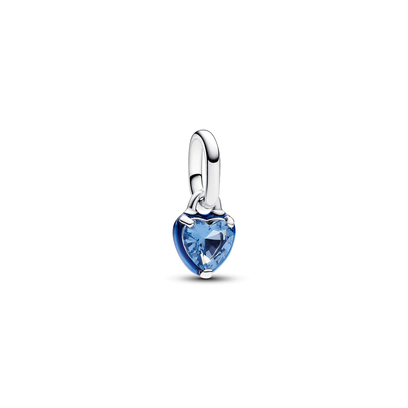 ME Blaues Chakra Herz Mini Charm
