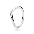 Polierter Wishbone Ring - Malys