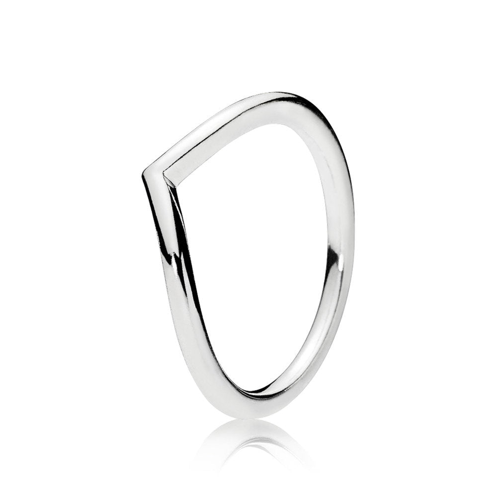 Polierter Wishbone Ring - Malys