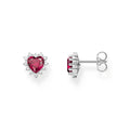 Herz Ohrstecker Romance Silber - Malys
